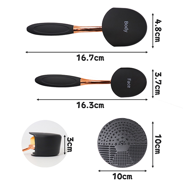 Silicon Sunscreen Brush Set Silicon Sunscreen Brush Set