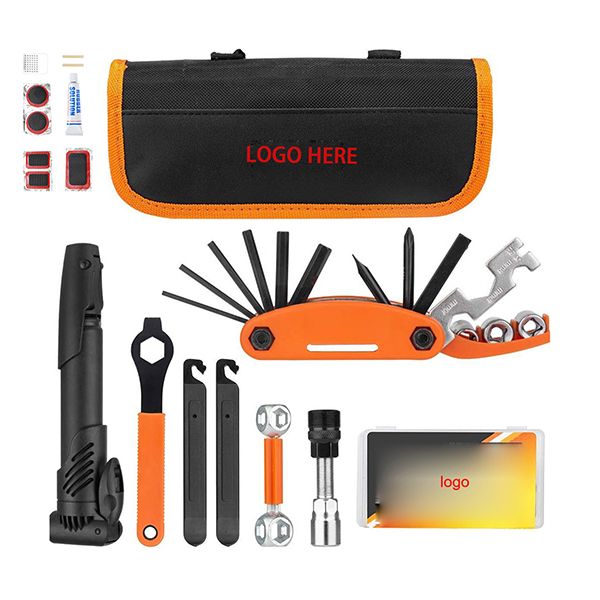 16 in 1 Portable Bicycle Repair Tool Kit With Bag 16 in 1 Portable Bicycle Repair Tool Kit With Bag