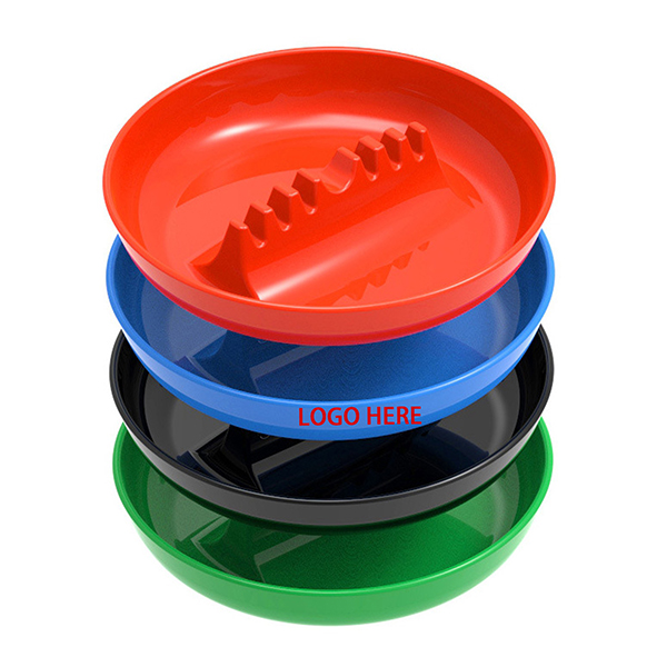 Round Black Economy Phenolic Ashtray Round Black Economy Phenolic Ashtray