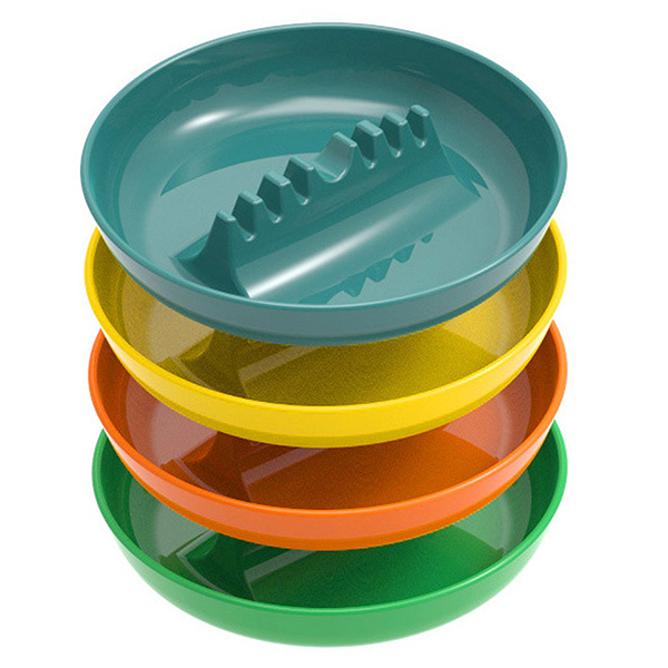 Round Black Economy Phenolic Ashtray Round Black Economy Phenolic Ashtray
