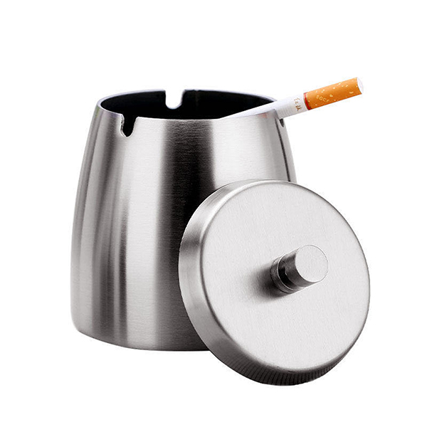 Stainless Steel Smokeless Odorless Windproof Ashtrays Stainless Steel Smokeless Odorless Windproof Ashtrays