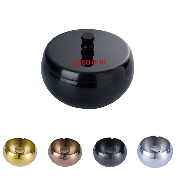 Stainless Steel Outdoor Ashtray With Lid - Large Stainless Steel Outdoor Ashtray With Lid - Large